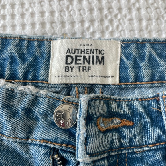 Zara - Trafaluc Mom Jeans, Blue - Picture 2 of 3